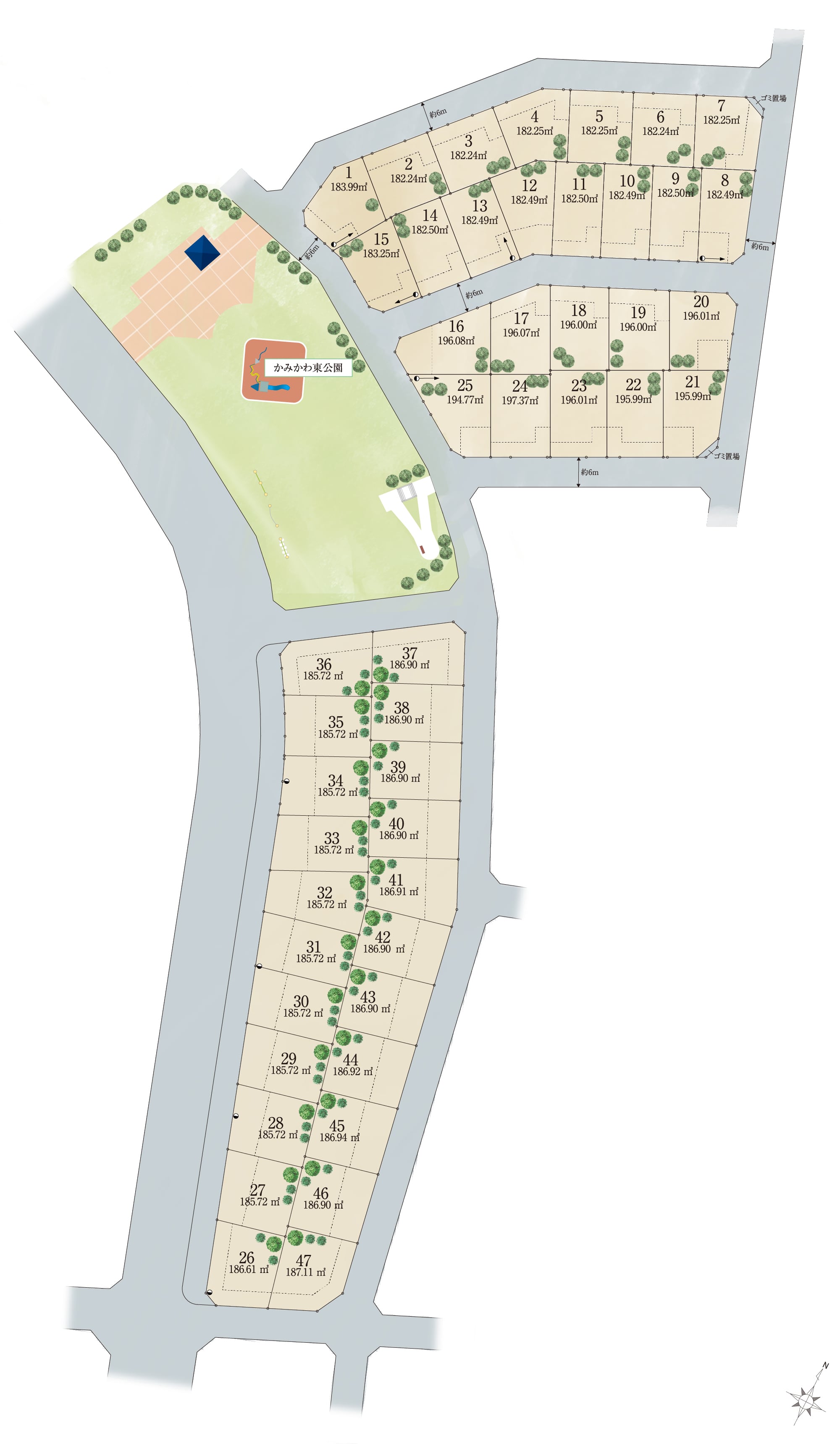 区画図イラスト