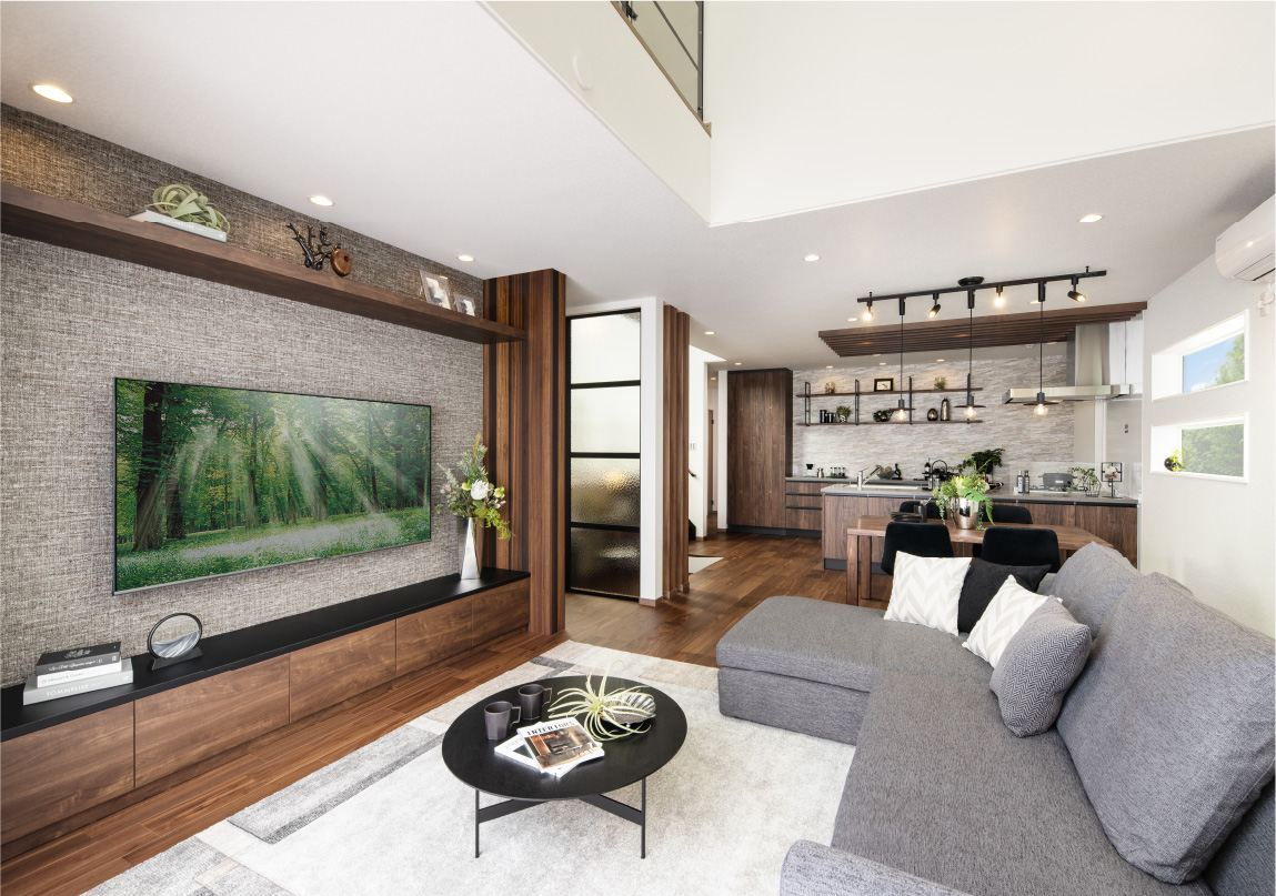 細部にまでこだわった室内空間